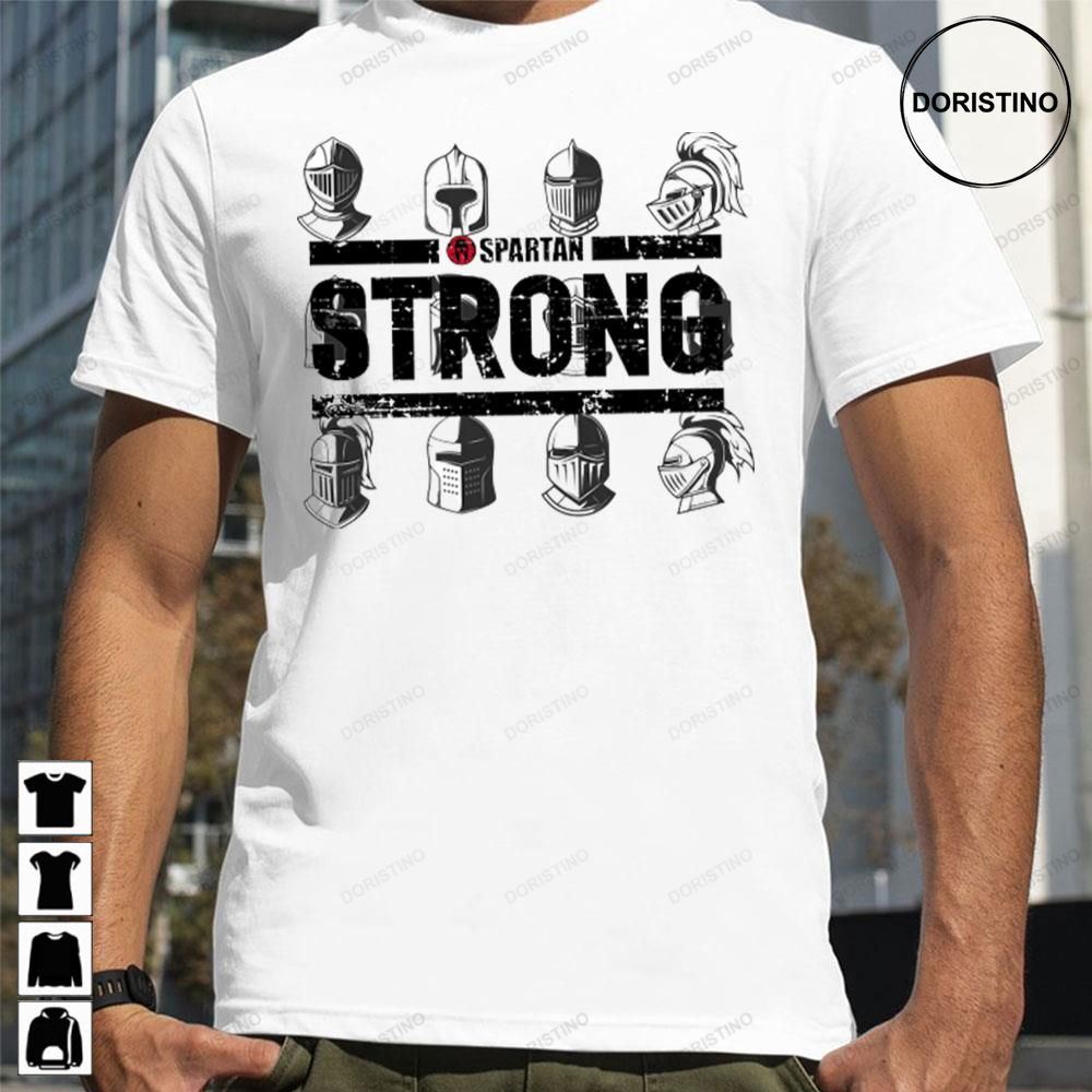 Black Spartan Strong Awesome Shirts